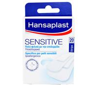 Hansaplast med sensitive 20 str 2tamaños