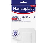 Hansaplast Med+ Sensitive 3XL Apósito 10x15cm 5uds