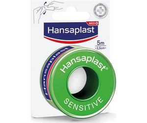 Hansaplast Med+ Sensitive Esparadrapo 5m x 2,5cm