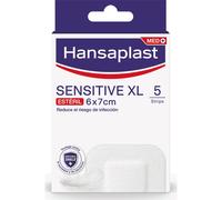 Hansaplast Apósitos Med+ Sensitive XL 6x7 cm 5 uds