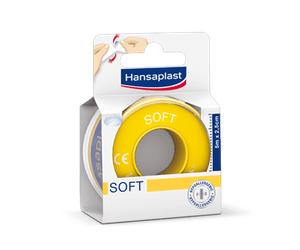 Hansaplast Med Soft Esparadrapo 5 m x 2,5 cm - Pieles Sensibles