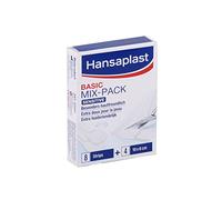 HANSAPLAST - Pansements - Paquete básico de mezcla sensible - 8tiras + 4x10x6cm