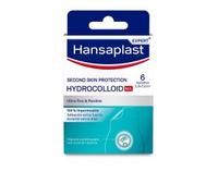 Hansaplast Second Skin Protection Hydrocolloid Dressings M/L 6 Units
