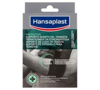 Hansaplast Soporte para codo de tenis, 1 unidad | Soporte ortopédico para codo con ajuste de presión, para codos o antebrazos afectados por lesiones tendinosas