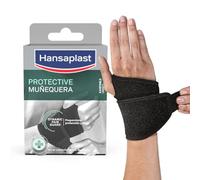 Hansaplast Soporte Protector de Muñeca Ajustable, Muñequera estabilizadora, Alivio del dolor, Muñequera ambidiestra que favorece la circulación y la recuperación