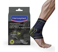 HANSAPLAST - Tobillera de sujeción (1 unidad), talla S/M, tobillo deportivo para proteger el tobillo y prevenir lesiones, soporte para tobillo lavable y reutilizable