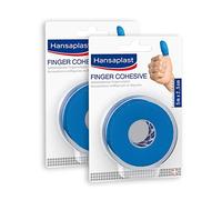 Hansaplast - Vendaje adhesivo para dedos, cohesivo para los dedos, 2 x 5 m en rollo, ancho de 2,5 cm