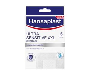 Hansaplast Wundverband Ultra Sensitive 8 x 10 cm XXL, 5 pzas vendaje