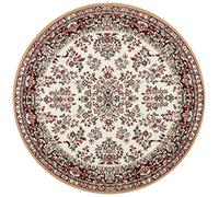 Hanse Home Alfombra de salón de Pelo Corto Orient - Zabul Persa Look Alfombra Oriental para Comedor, Salón, Dormitorio - Crema/Oro, 140 cm