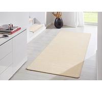 Hanse Home Alfombra Interior Fancy - Alfombra Moderna de Terciopelo para Comedor, salón, habitación de los niños, Pasillo, Dormitorio, Cocina, Color Beige, 80 x 300 cm