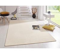 Hanse Home Alfombra Interior Fancy - Alfombra Moderna de Terciopelo para salón, salón, habitación de los niños, Pasillo, Dormitorio, Cocina, Color Beige, 160 x 240 cm