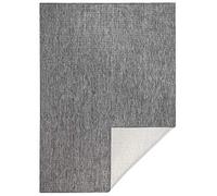 Hanse Home Bougari Miami - Alfombra Reversible para Interior y Exterior, Color Gris y Crema, 80 x 150 cm