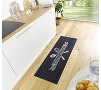 Hanse Home Cook & Clean Alfombra de Cocina, Alfombra de Cocina, diseño de Cocina, Antideslizante, fácil de Limpiar, para Cocina, Pasillo, Entrada, Comedor, 50 x 150 cm