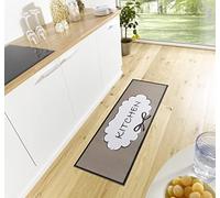 Hanse Home Cook & Clean Alfombra de Cocina, Alfombra de Cocina, diseño de Nubes, Antideslizante, fácil de Limpiar, para Cocina, Pasillo, Entrada, Comedor, 50 x 150 cm