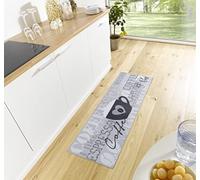 Hanse Home Cook & Clean Alfombra de Cocina - Alfombra de Cocina I Like Coffee Espresso Alfombra de Pasillo Antideslizante de fácil Cuidado para Cocina, Pasillo, Entrada, Comedor - 50 x 150 cm