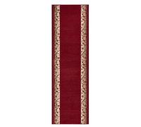 HANSE Home Designer Camino de Terciopelo Plant, Polipropileno, Rojo, 80 x 400 x 0.9 cm