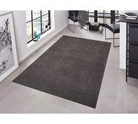 Hanse Home Pure Alfombra de salón, densa, Pelo Corto, Resistente, Alfombra para Dormitorio, Monocolor, Moderna, para Comedor, salón, habitación de los niños, Pasillo, Dormitorio, Cocina, Antracita