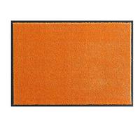 HANSE Home Suave y Limpio Soft & Clean Felpudo para Interior, 90 x 200 cm, Lavable, Resistente a la Intemperie, Antideslizante para Entrada y Exterior, Color Naranja, Poliamida