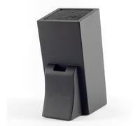 Hanseküche Bloque para cuchillos sin cuchillo de madera (madera de caucho, cuadrado oblicuo)