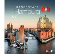 Hansestadt Hamburg Postkartenkalender 2027: Hamburg von seiner schönsten Seite in einem Tisch-Kalender. Postkarten mit eindrucksvollen Fotos zum Sammeln und Verschicken.