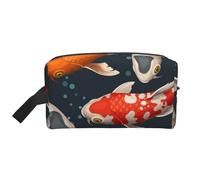 hansgo Bolsa de maquillaje de viaje Koi Carps Lucky Japón organizador de artículos de tocador portátil de gran capacidad bolsa de almacenamiento bolsa de viaje, un color