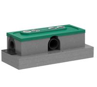 hansgrohe uBox base universal cuerpo de ducha canales de drenaje para la instalación estándar, 01001180 - 01001180