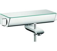 Hansgrohe 13141400 Ecostat Select termostato de bañera, visto, blanco/cromo