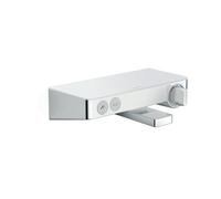 Hansgrohe 13151400 ShowerTablet Select 300 termostato de bañera, visto, blanco/cromo