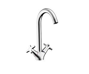 Hansgrohe 13864000 MySport-Grifo Mezclador para Fregadero de Cocina con caño Giratorio, Cromado, Plateado, Norme