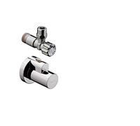 Válvula de ángulo hansgrohe con caja de deslizamiento, 13954000, Color: cromado