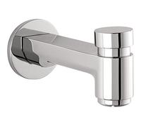 Hansgrohe 14414001 Metris S - Caño para bañera con desviador, cromado, 6,75 x 2,75 x 2,75 pulgadas