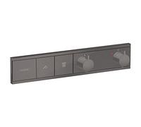 hansgrohe 15380340 Termostato, Cromo Negro Cepillado