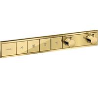 hansgrohe 15382990 Termostato, Acabado Dorado Pulido, Brausekopf 360mm