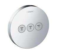 Hansgrohe 15745000 ShowerSelect S, válvula empotrada, cromo, 3 salidas