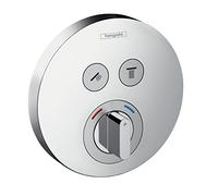 Hansgrohe 15748000 ShowerSelect S termostato empotrado, cromo, 2 salidas