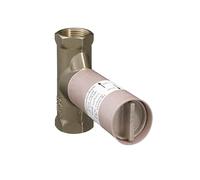 Cuerpo básico hansgrohe 40 l/min Válvula de cierre cerámica enrasada DN15, 15974180