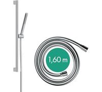 hansgrohe 24372000 Set de Ducha, Cromo, Duschstange 0,65 m