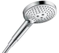 hansgrohe 26014140 Raindance Select S 120 - Alcachofa de ducha (bronce cepillado, 3 tipos de chorro, incluye PowderRain)