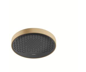 Hansgrohe 26231140 Cabezal de Ducha, Bronce Cepillado, Brausekopf 360mm (Wand- & Deckenmontage)