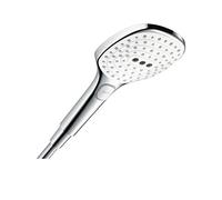 Hansgrohe 26520400 Raindance Select E 120 ducha de mano, 3 tipos de chorro, blanco/cromo