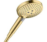 Hansgrohe 26530990 Ducha de Mano, Oro Pulido, 3 tipos de chorro
