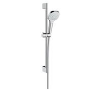 hansgrohe Croma Select E set de ducha Vario con barra de ducha de 65 cm, blanco/cromo, 26582400