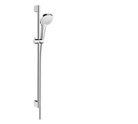 Hansgrohe 26591400 Croma Select E Multi set de ducha, 0,90m, 3 tipos de chorro, ahorro de agua, blanco/cromo
