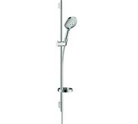 hansgrohe Raindance Select S set de ducha 120 3jet con barra de ducha de 90 cm y jabonera, 26631000, Color: cromado