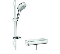 Hansgrohe 27036000 Raindance Select S 150 Air combinación de set de ducha y termostato, 3 tipos de chorro, cromo