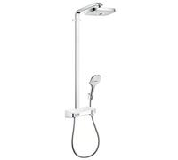 hansgrohe Raindance Select E Tubo de ducha 300 2jet con ShowerTablet Select 300, 27126400, Color: Cromado / Blanco