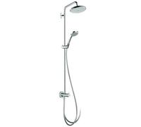 Hansgrohe 27224000 Croma 220 Air Showerpipe Reno, 5 tipos de chorro, cromo