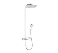 Hansgrohe 27286000 Raindance Select E 360 columna de ducha, 3 tipos de chorro, ahorro de agua, cromo