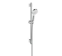 Hansgrohe 27353400 Crometta Vario conjunto de ducha, blanco/cromo, 71,4 x 26,9 x 7,9 cm)