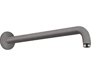 hansgrohe 27413340 Brausearm - Brazo de ducha cromado negro cepillado de 389 mm